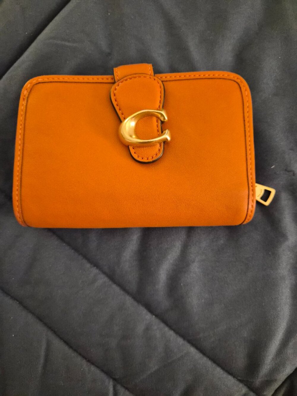 COACH Small Wallet Brass Canyon